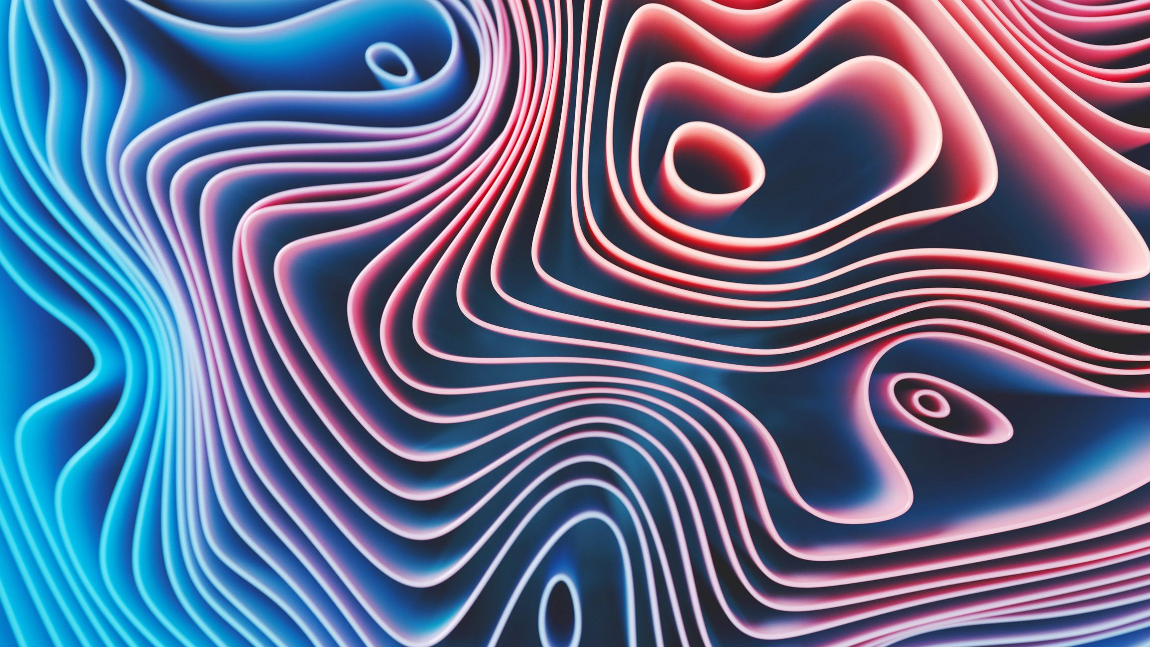 Abstract wavy line background